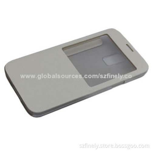 Leather Case for Samsung Galaxy S5 with Big View Window